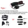 ZHUOTOP Heavy Duty Handlebar Control Line Winch Rocker Switch Handlebar Control Warn for ATV/UTV