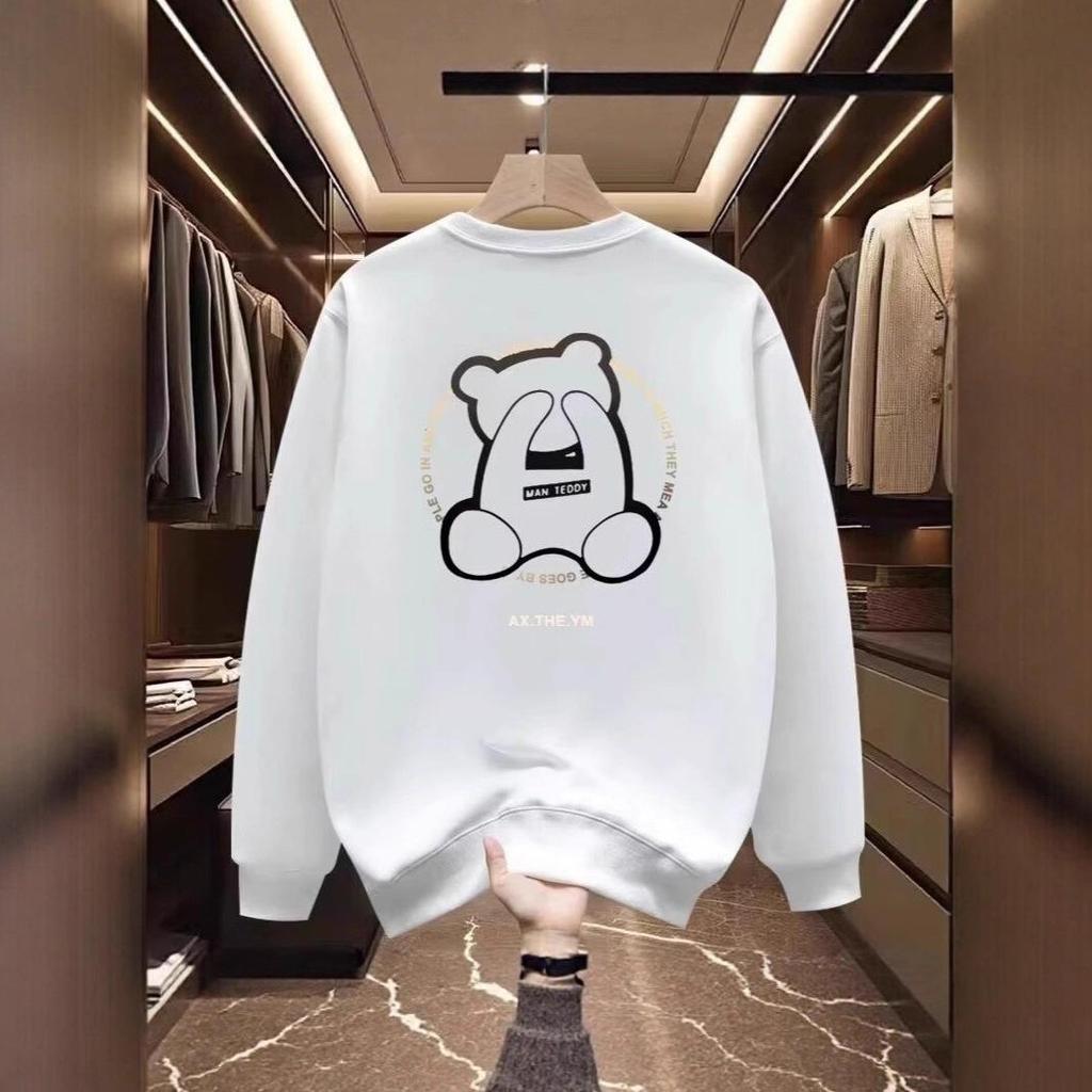Men's Long-Sleeve Round Neck Sweatshirt - Spring/Autumn