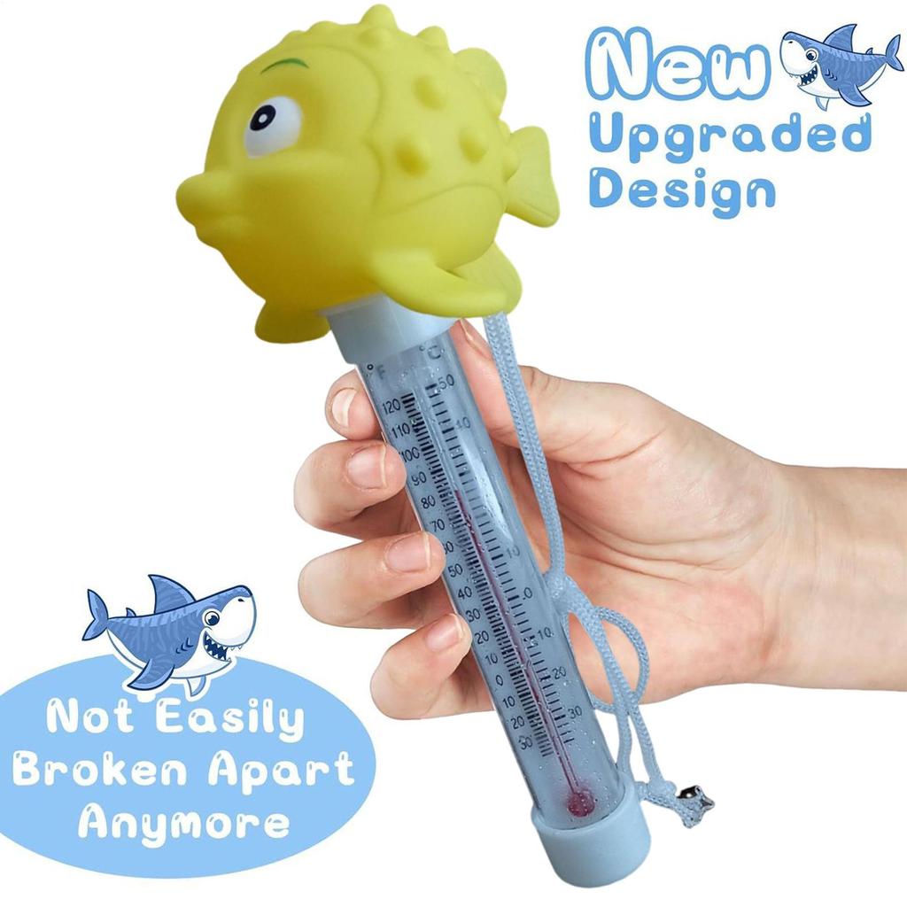 Floating Pool Temp Gauge Cute Indoor Temperature Meter Pool Floating Easy Read Temp Gauge For Cold Plunge Hot Tub Ice Bath SPA