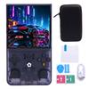 Handheld Game Console for Linux System Translucent Grey 4 Inch 720x720 Screen 4000mAh Double Joysticks Portable Retro