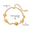 Yori Trendy Star Moon Bracelet Stainless Steel Metal Texture 18K Plated Waterproof Women Statement Jewelry 2025