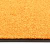 vidaXL Fußmatte Waschbar Orange 60x90 cm