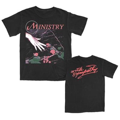 Ministry - S soucitem Album Krátký rukáv 2 strany Černý AHN01692 Unisex Tričko