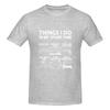 Things I Do In My Spare Time  Gerunisex Classic Sports Car Drapey Tshirtminimalist Style Antipilling Shirt