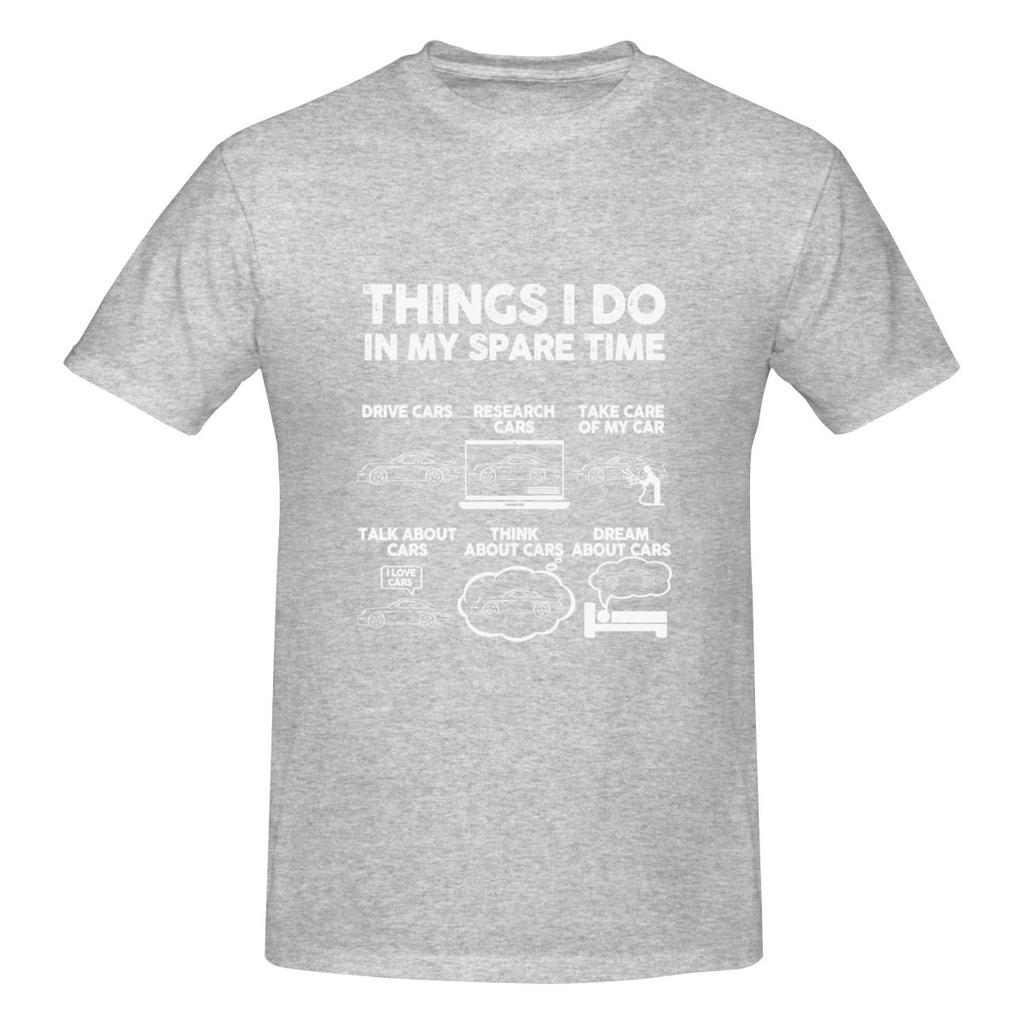 Things I Do In My Spare Time Gerunisex Classic Sports Car Drapey Tshirtminimalist Style Antipilling Shirt