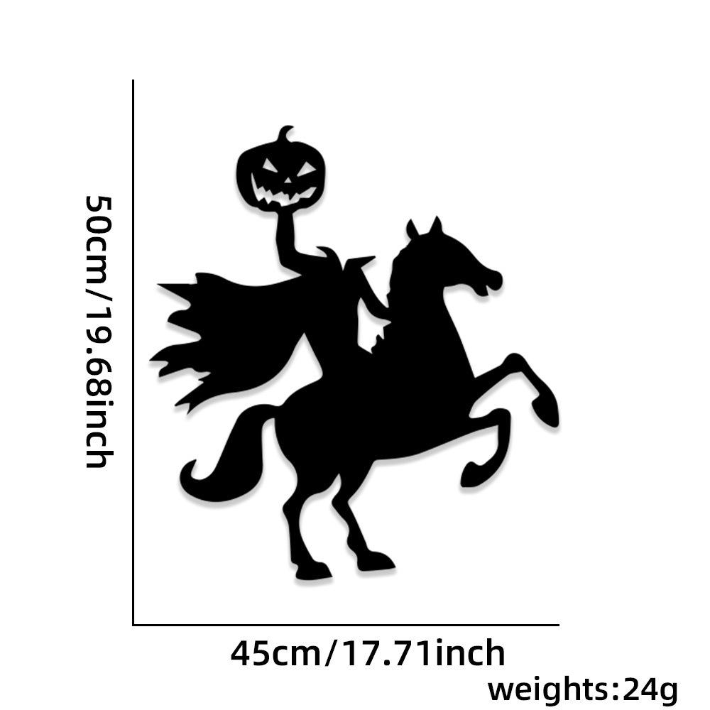 Halloween Door & Wall Stickers: Skeleton, Pumpkin, Ghost Designs
