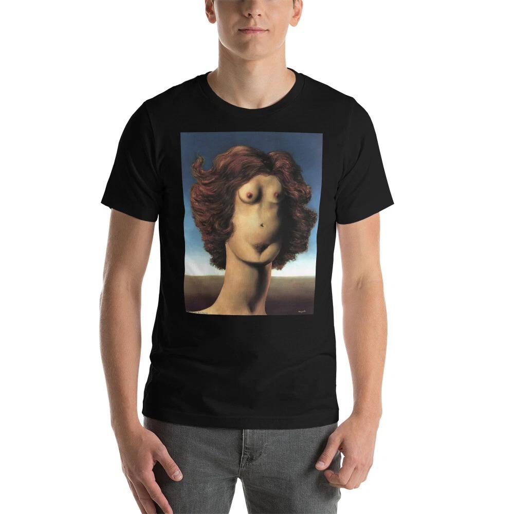 T-Shirt Magritte the Rape Surrealism ART Unisex Heavy Cotton Tee 4XL