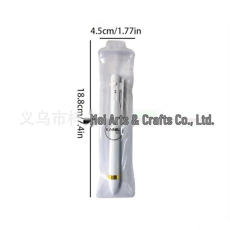 

4-in-1 Pressable Nail Art Dotting Pen for Rhinestones