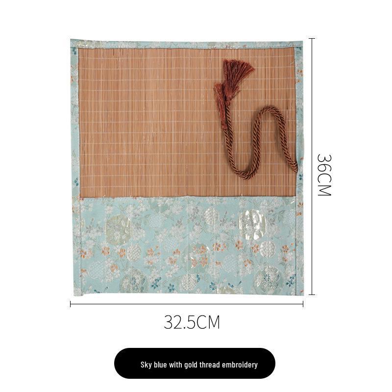 Ancient Style Bamboo Brush Pouch: Large Capacity, Multi-Specifications