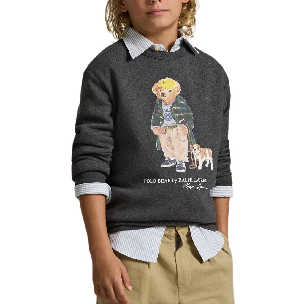 Polo Ralph Lauren Polo Bear Disegno Cartone Animato Pullover Girocollo Manica Lunga Top Bambino 323979490-001