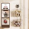 Wall-Mounted Kitchen Storage Box for Scallions, Ginger, and Garlic - Suction Cup Drainage Basket, No-Punch Hanging Design
