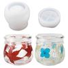 Resin Box Molds with Lids 3D Jar Silicone Mold Trinkets Storage Container Box Mold for Resin Casting Home Decoration