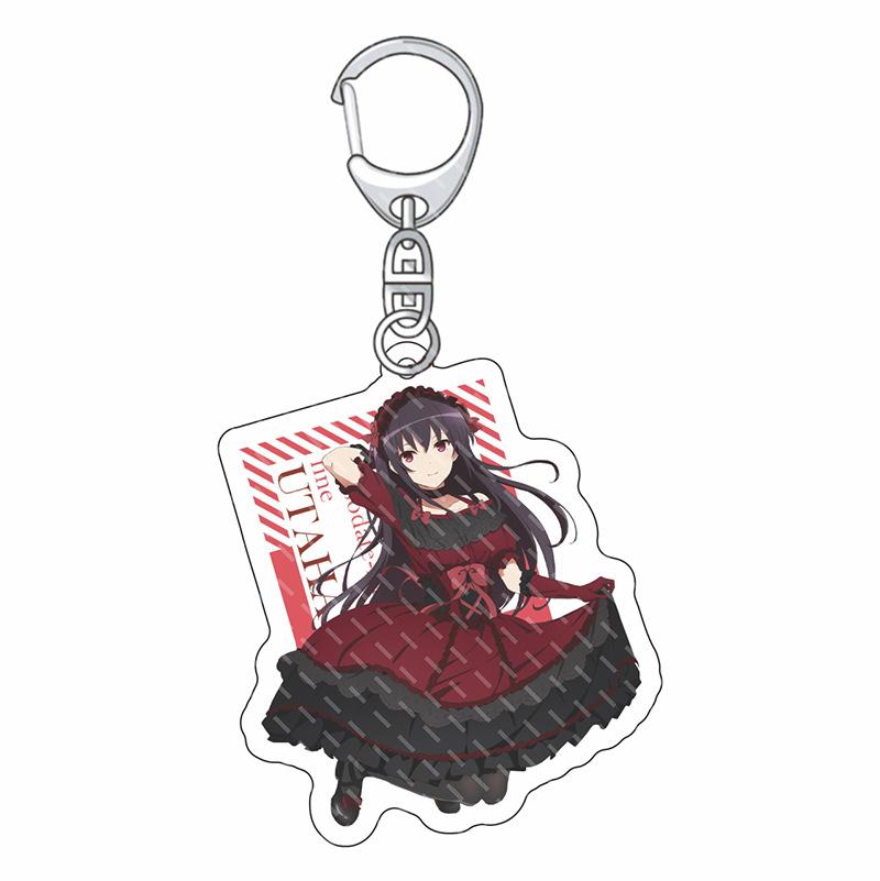 Anime Saenai Kanojo No Sodatekata Blessing Flowers Megumi Kato Eriri Spencer Sawamura Acrylic Keychain  Model Gift Toy