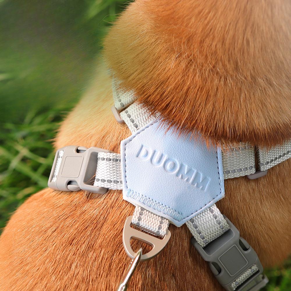 New Pet Chest Strap Vest Dog Chest Strap Reflective Traction Dog Leash Pet Traction