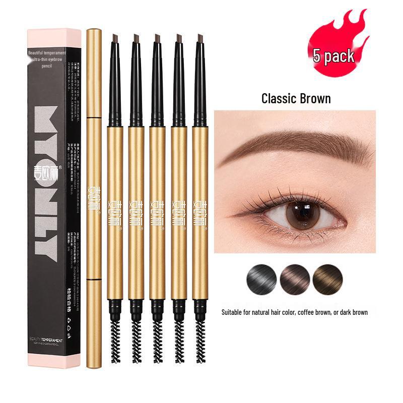 Maiolee Little Gold Dual-Ended Ultra-Fine Smudge-Proof Eyebrow Pencil