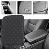 Universal Car Leather Armrest Cushion Pad Center Console Box Protect Cover