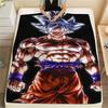 Dragon Ball Son Goku Flannel Blanket Lovely Print Ideal For Bedroom Sofa Bed Chair Travel Picnic -HE28