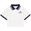 Girls' Summer College Style Polo Shirt & Pleated Skirt Set