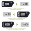Motorcycle Waterproof LCD Vibration Resettable Hour Meter ABS Counter For Motorcycle/ATV/Motorboat/Lawn Mower