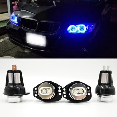 1 Paire Pour BMW E60 E61 E63 E64 E70 X5 E71 X6 E82 E87 E89 Z4 E90 E91 M3 Canbus Sans Erreur LED Yeux d'Ange Lumières de Position Ampoules