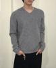 INTEMPOMOOD V-Neck Shaggy Dog Soft Wool Knit: 5 Colors