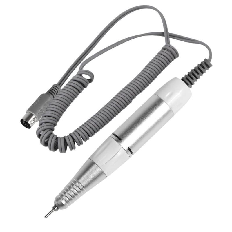 Electric Nail Drill Handpiece 5 PIN Fast Heat Dissipation Low Noise Replaceable Pen Handle for Manicure Pedicure Polish Grinding
