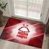 Nottingham Forest Design Kristall Samt Teppich Gemütlich Nicht?Rutschfester Teppich mit Aufdruck für Schlafzimmer Wohnzimmer Eingang