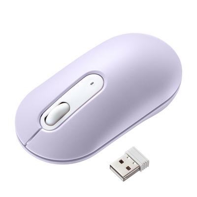 Sanwa Supply Silent Wireless Mouse (Purple) MA-WBS327PP