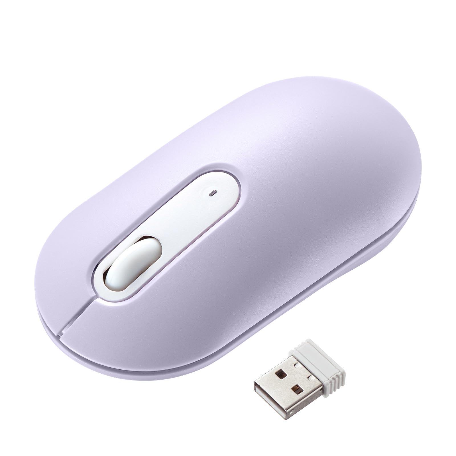 

Sanwa Supply Silent Wireless Mouse (Purple) MA-WBS327PP