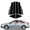 10PCS Fit For Chevrolet Cruze 2011 2012 201 2013 2014 2015 Glossy Black Pillar Posts Window Decor Cover Door Trim Accessories