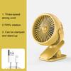 Mini USB Clip Fan Portable Desktop Small Fan for Student Office Bed