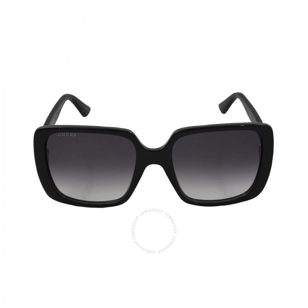 

Gucci Серые квадратные женские солнцезащитные очки с градиентом GG0632S 001 56