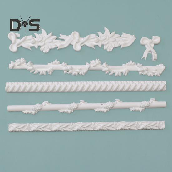 Formă portabilă pentru patiserie, de lungă durată, cu flori ușoare, cu borduri de viță de vie