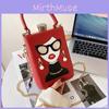 Street Style Pu Small Square Bag With Chain Strap For Daily Use