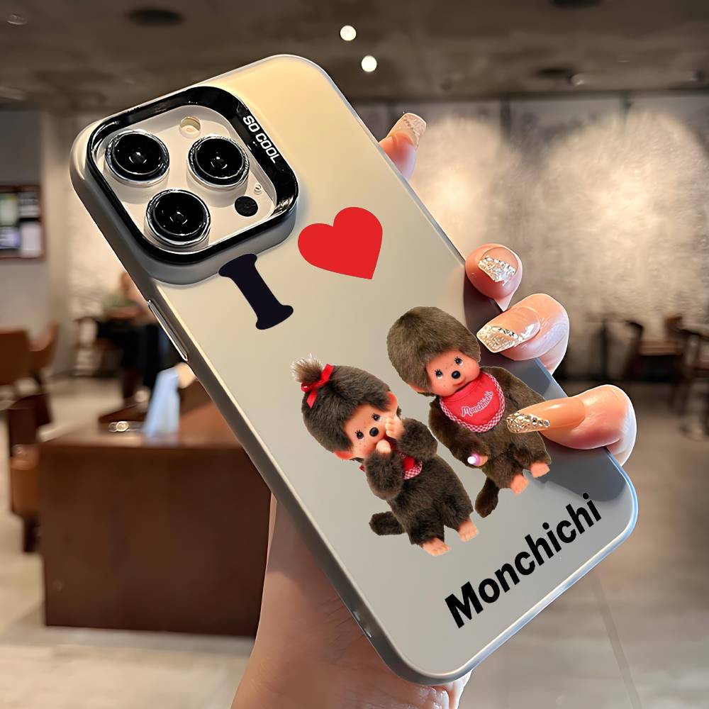 

Phone Case For iPhone 17 16e 16 15 14 13 12 11 Pro Max X XR XSMAX 8 7 Air Plus Cute M-monchhichis-s Anti Fall Matte Back Cover iPhone XSMax
