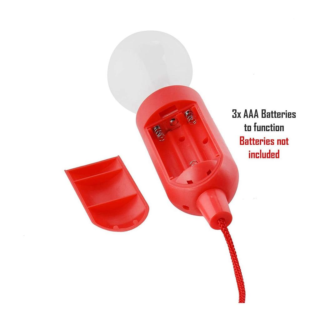 Portable Led Light Bulb Retro Hanging Colorful Pull Cord Bulbs Night Light For Home Garage Patio Tent
