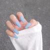 24 Stück Mandel Französische Press-On Nägel Abnehmbar Vollabdeckung Ballerina Falsche Nagelspitzen Für Damen Mädchen