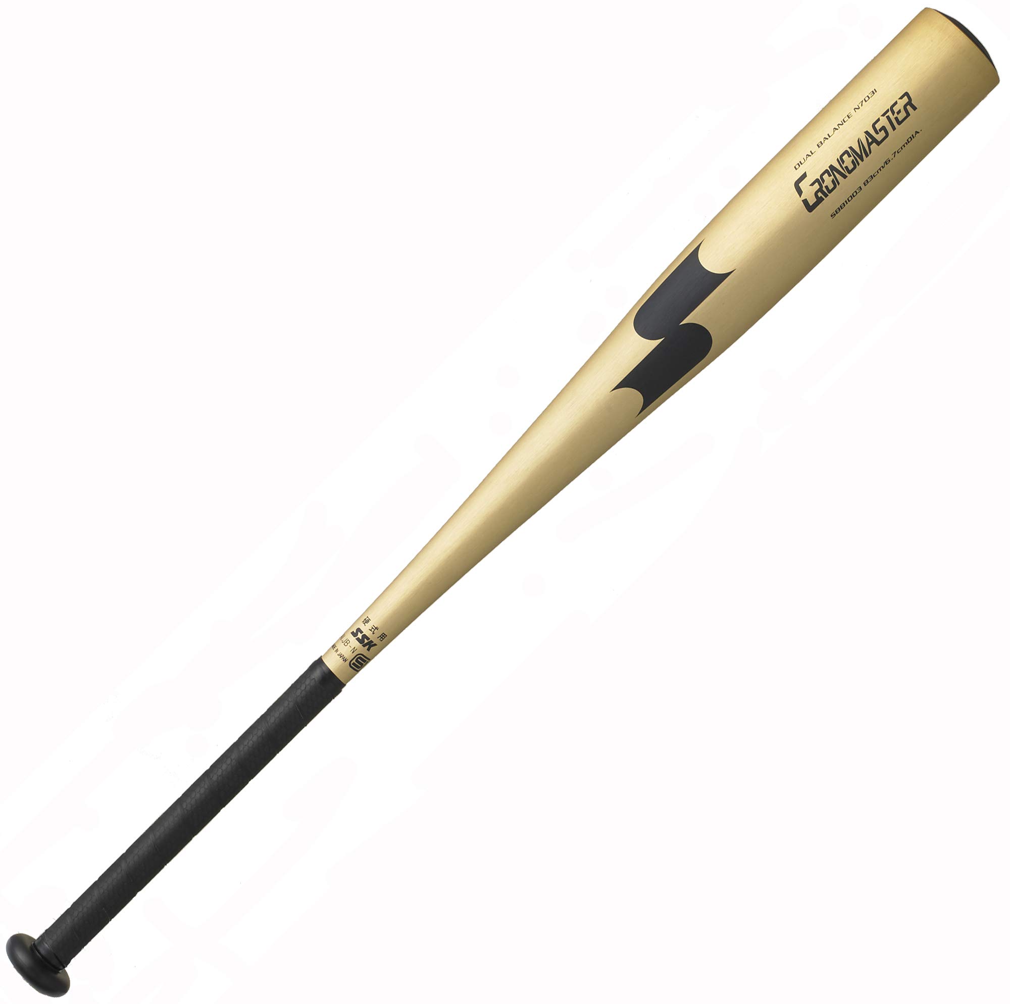 

SSK Chronomaster Baseball Hard Metal Bat SBB1003 83cm [2020 Spring/Summer Model] Gold/Black (3890)