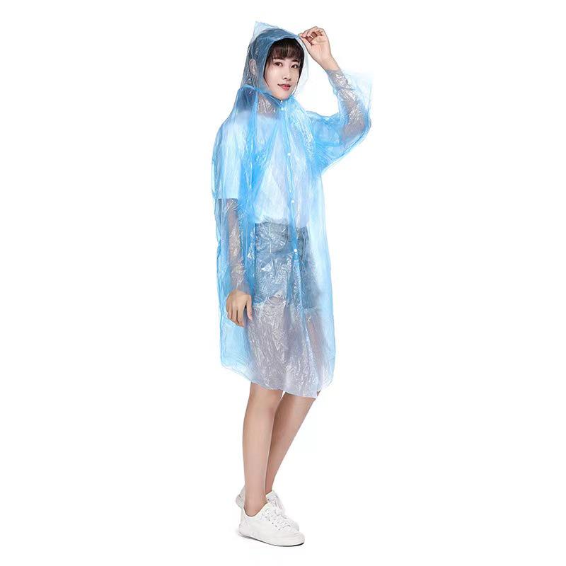 Children's & Adults' Thickened Extended PE Rain Poncho with Shoe Covers