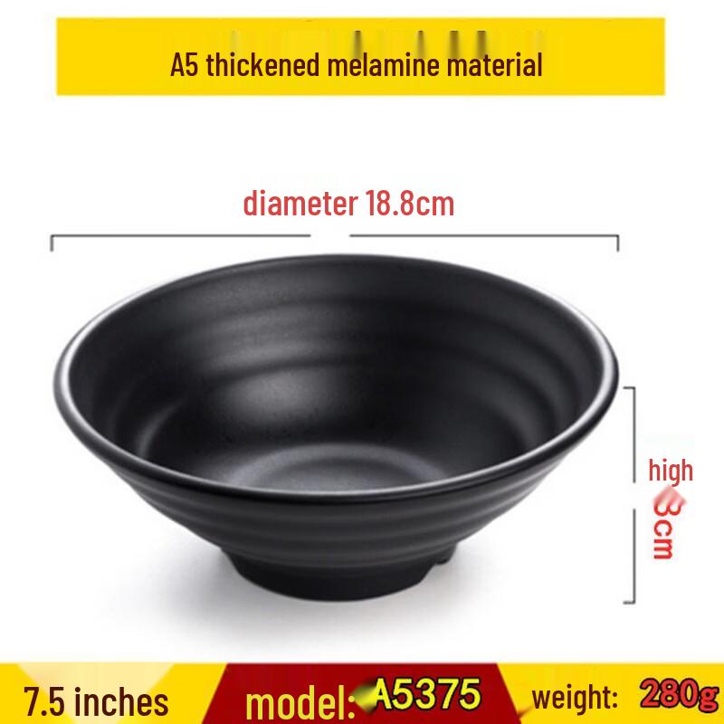 Jijun Commercial Melamine Conical Noodle Bowl