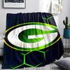 Green Bay Packers Print Flannel Blanket, High Quality Comfortable for All Seasons, Home Decor, Warmth and Comfort, Perfect for Christmas Gifts