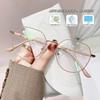 Trendy Fashion Big Frame Eyeglasses Lightweight High Quality Anti Blue Light Glasses Fashion Comfortable Unisex Eyewear