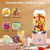 Portable Electric Juicer Cup Usb Rechargeable Fruit Blender Mixer Smoothie Maker For Travel Home