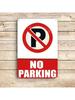 Kein Parken Metall Wandkunst Schild 8x12 Zoll Garagen Dekoration Aluminium Poster