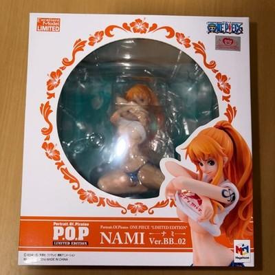 USED MegaHouse Portrait.Of.Pirates One Piece Nami Ver.BB 02 1 8 Scale Figure