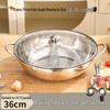Non-stick Stainless Steel Divided Hotpot