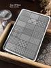 Nail Art Stamping Plates - Star, Polka Dot, Lines, Grid Lace Textures
