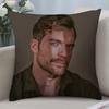 Super Star H-Henry Cavill Pillow Case 3D Print Polyester Fiber 40*40 Cm Home Sofa Throw Pillow Cover Decoration Festival Gift