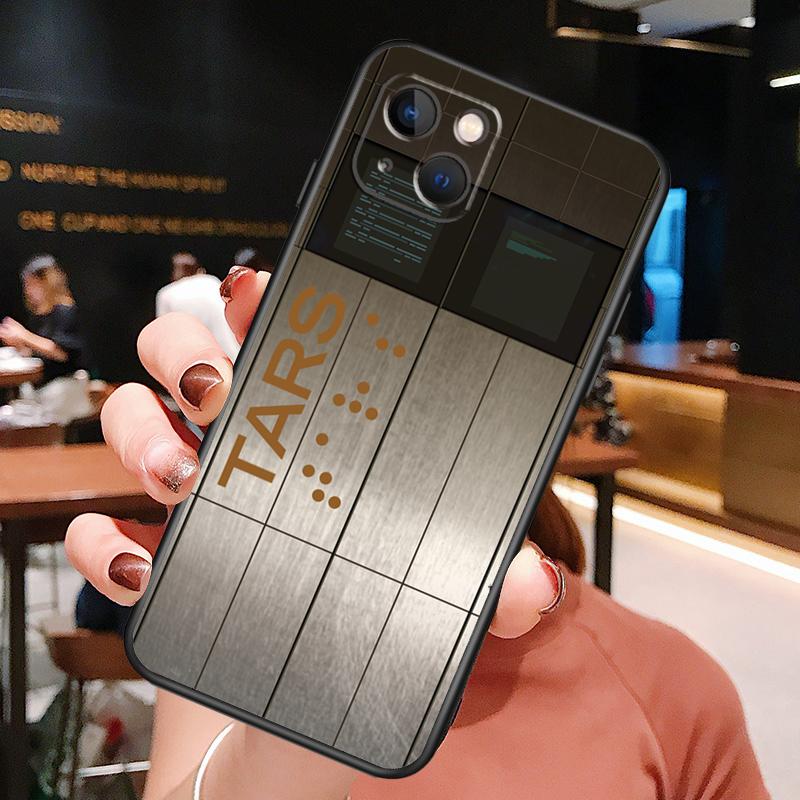 

TARS Interstellar Movie Phone Case For iPhone 16 Pro Max 14 13 12 11 15 Pro Max Plus 12 13 Mini XR 16e Funda Cover iPhone 12 mini