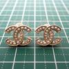 [Second-hand] Cercei CHANEL Coco Mark cu Perle Faux/j55-49